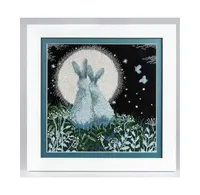 Charivna Mit Cross-stitch kit M-458C "Moon hares" - Assorted Pre