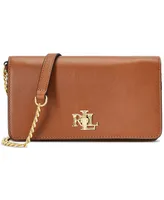 Lauren Ralph Lauren Leather Crossbody Tech Case