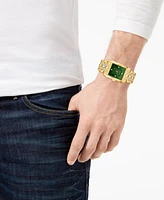 American Exchange Men's Crystal Bracelet Watch 33mm Gift Set