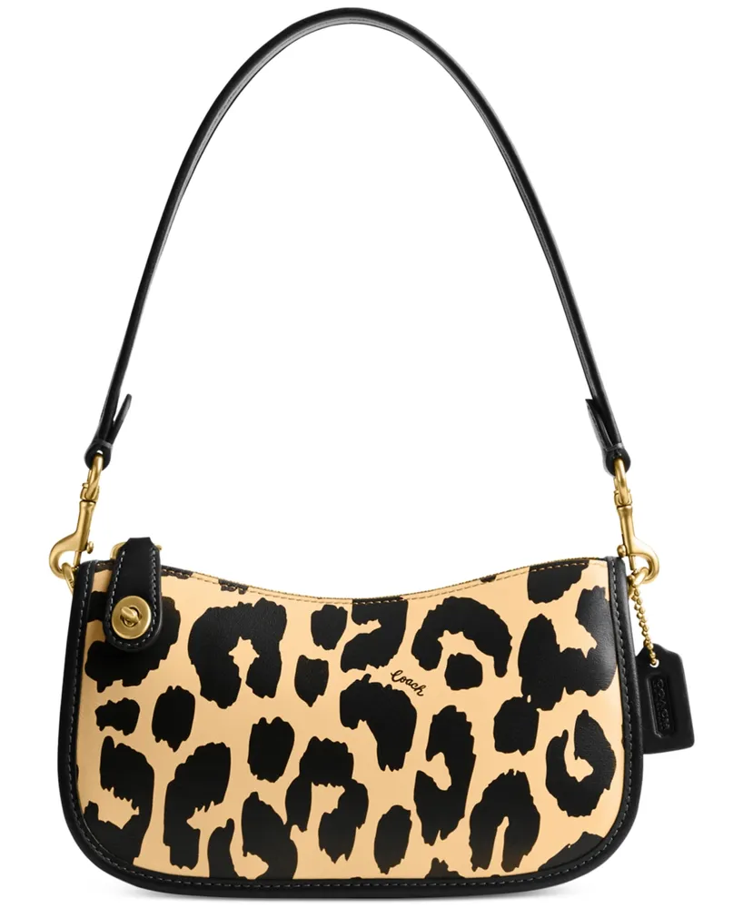 COACH Wyn Leopard Printed Leather Small Wallet - Macy's