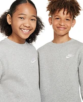 Nike Big Kids Sportswear Club Fleece Classic-Fit Sweatshirt