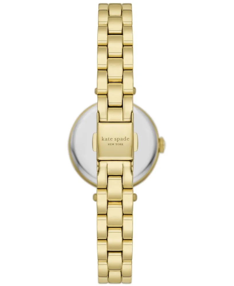 kate spade new york Women's Holland Quartz Three Hand Gold-Tone Stainless Steel Watch 28mm