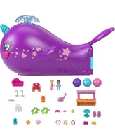 Polly Pocket Sparkle Cove Adventure Narwhal Adventurer Boat - Multi