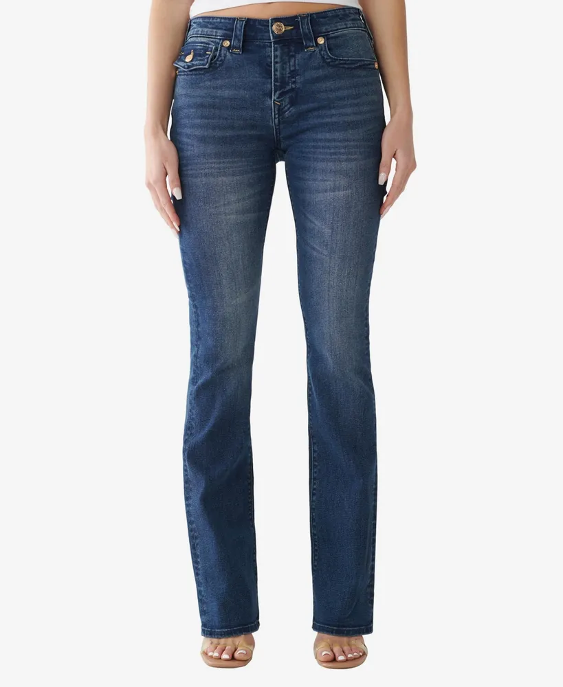 True Religion Becca Stretchy Mid Rise Bootcut Jeans - Macy's