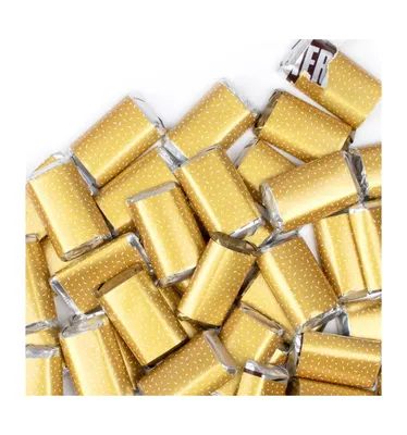 41 Pcs Gold Candy Party Favors Hershey's Miniatures Chocolate