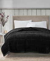 Madison Park Coleman Plush Reversible HeiQ Smart Temperature Down Alternative Blanket