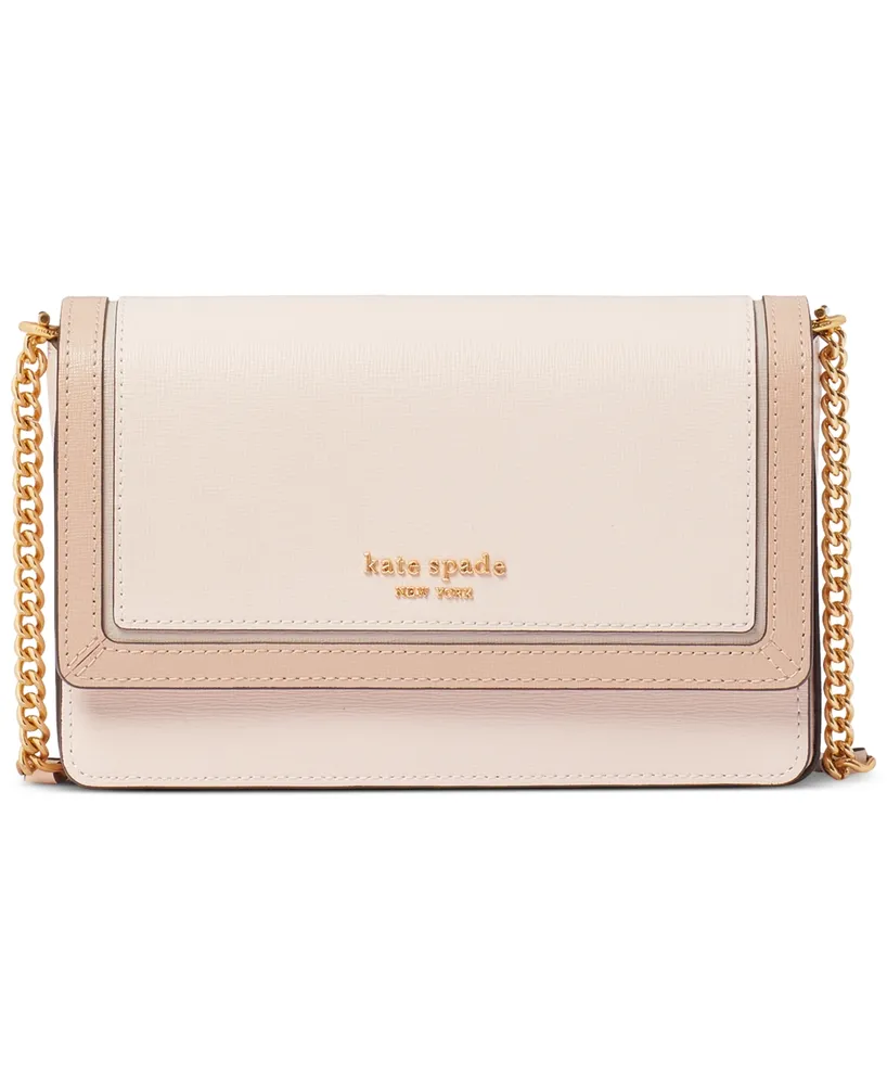 Kate Spade New York Morgan Colorblocked Saffiano Leather Flap Chan Wallet