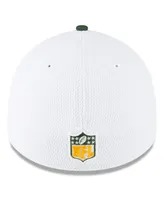 Men's New Era White, Green Bay Packers 2023 Nfl Sideline 39THIRTY Flex Hat