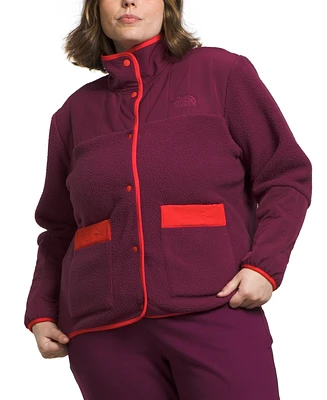 The North Face Plus Cragmont Snap-Front Fleece Jacket