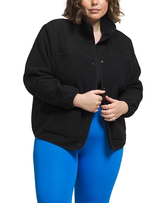 The North Face Plus Size Cragmont Snap-Front Fleece Jacket