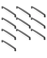Cauldham Pack Solid Kitchen Cabinet Handles (7-1/2" Hole Centers) - Drawer/Door Hardware - Style T765