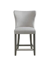Madison Park Signature Helena 25.5" Fabric Upholstered Counter Stool