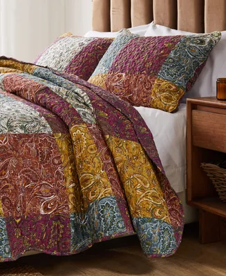 Barefoot Bungalow Paisley Slumber Quilt Set, 2-Piece Twin