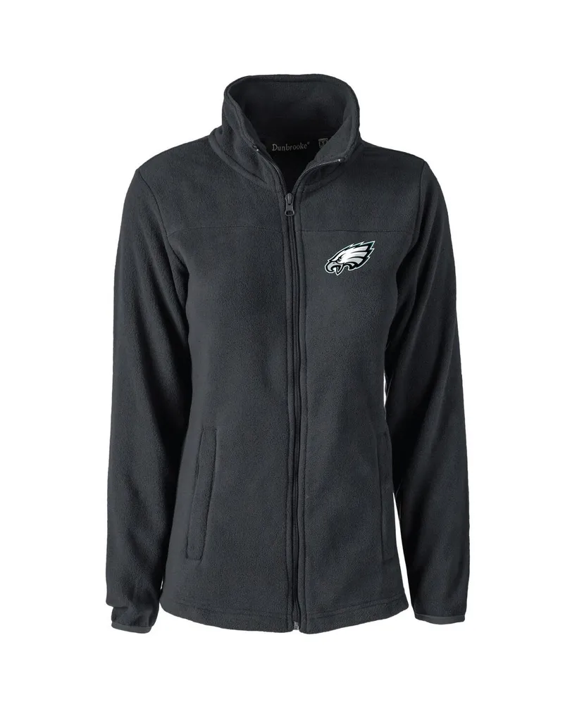 Women's Dunbrooke Black Philadelphia Eagles Hayden Polar Full-Zip Jacket
