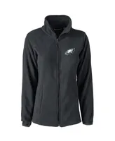 Women's Dunbrooke Black Philadelphia Eagles Hayden Polar Full-Zip Jacket