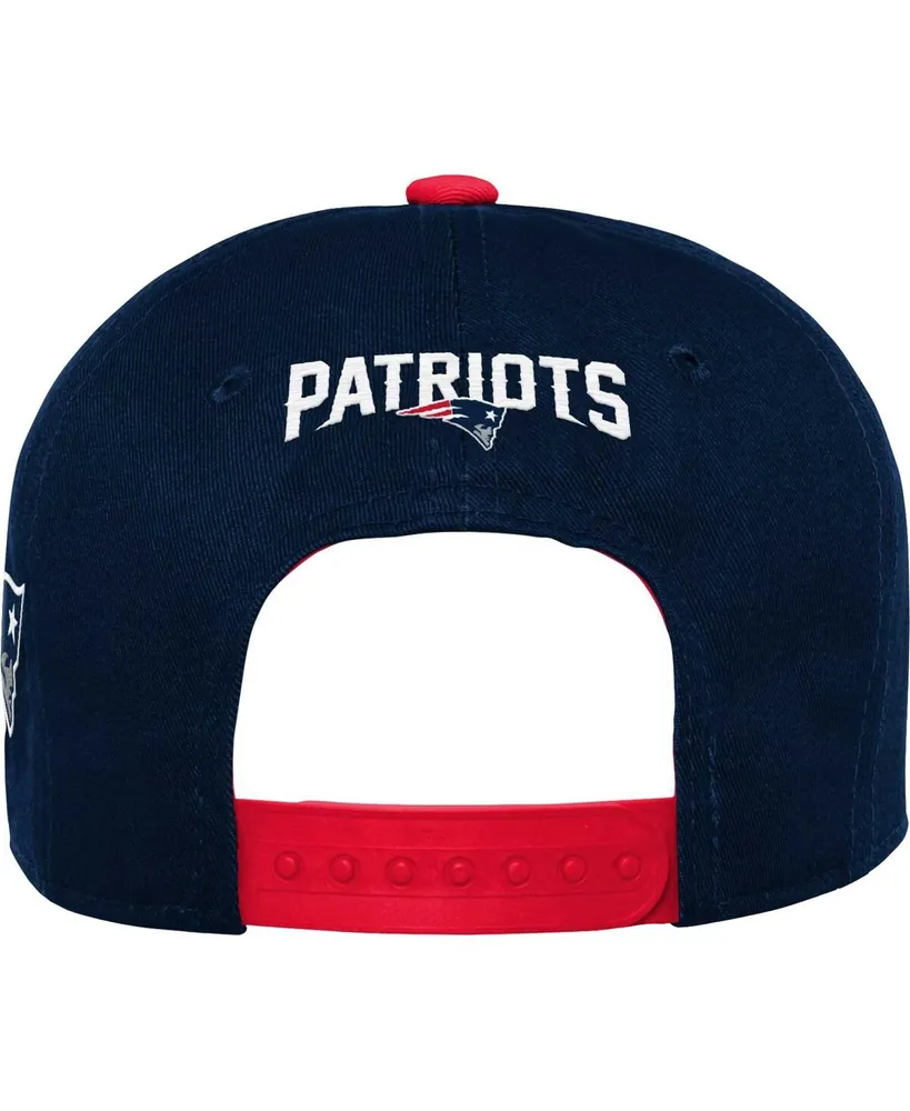 Preschool Boys and Girls Navy New England Patriots Lockup Snapback Hat
