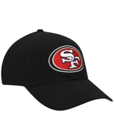 Big Boys and Girls '47 Brand Black San Francisco 49ers Secondary Mvp Adjustable Hat