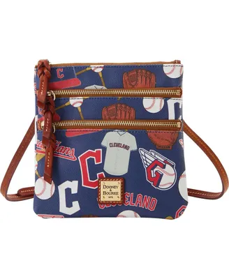 Women's Cleveland Guardians Game Day Triple Zip Crossbody Purse