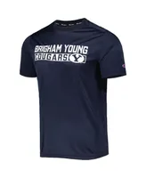 Men's Champion Navy Byu Cougars Impact Knockout T-shirt