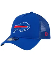 Men's New Era Royal Buffalo Bills A-Frame Trucker 9FORTY Adjustable Hat