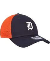 Men's New Era Navy Detroit Tigers Team Neo 39THIRTY Flex Hat