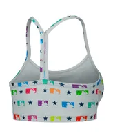 Women's Gray Mlb Tlc Rainbow Bra