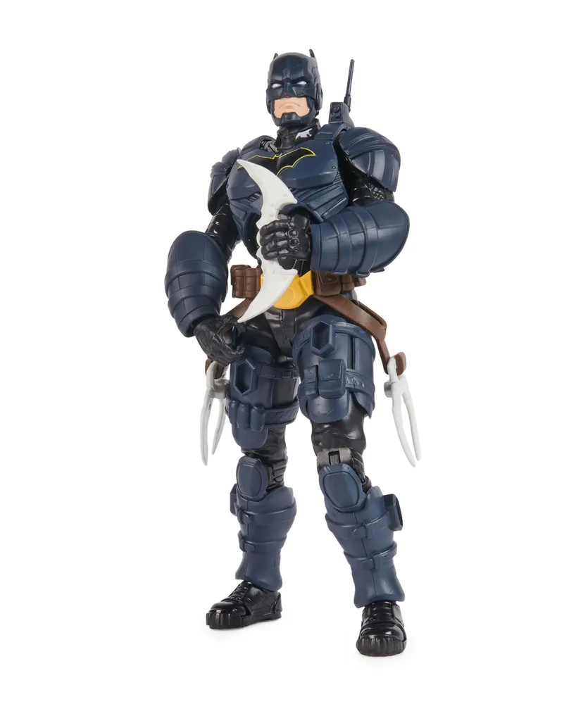 Batman Adventures, Batman Action Figure with 16 Armor Accessories, 17 Points of Articulation - Multi