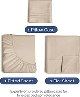 Piece Deep Pocket Microfiber (Muted, Vibrant, Heathered) Sheet Set