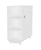 RiverRidge Home 36.63" Single Door Floor Cabinet with Side Shelves