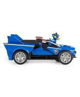 Paw Patrol The Mighty Movie, Chase's Mighty Converting Cruiser with Mighty Pups Action Figure, Lights and Sounds