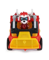 Paw Patrol- The Mighty Movie, Firetruck Toy with Marshall Mighty Pups Action Figure