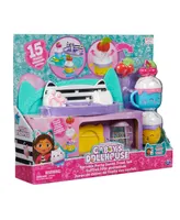Gabby's Dollhouse, Sprinkle Party Sweet Treat Set, Pretend Play Kitchen Hot Cocoa Party Set with Fruit Sprinkles - Multi