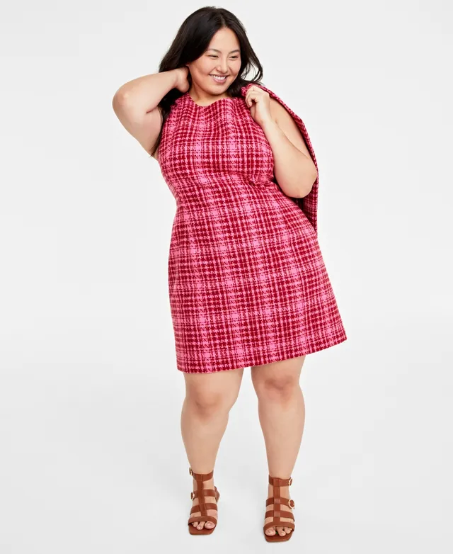 On 34th Plus Size Double-Weave Sheath Dress, Created for Macy's