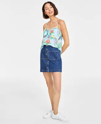 On 34th Women's Bird-Print Camisole Top, Created for Macy's