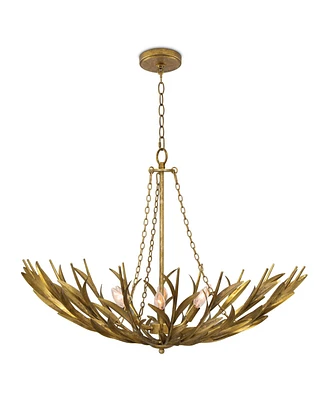 Regina Andrew River Reed Basin Chandelier Lamp