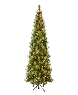 National Tree Company First Traditions 9' Charleston Pine Slim Tree with Clear Lights