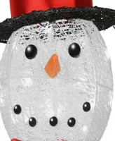 National Tree Company 36" Pre-Lit Sisal Snowman Decoration