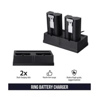 Wasserstein Charging Station for the Batteries of the Ring Spotlight Cam Battery, Stick Up Cam Battery, Video Doorbell 1/2/3, and Door View Cam