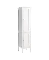 Costway Freestanding Bathroom Storage Cabinet Linen Tower Kitchen Living Room