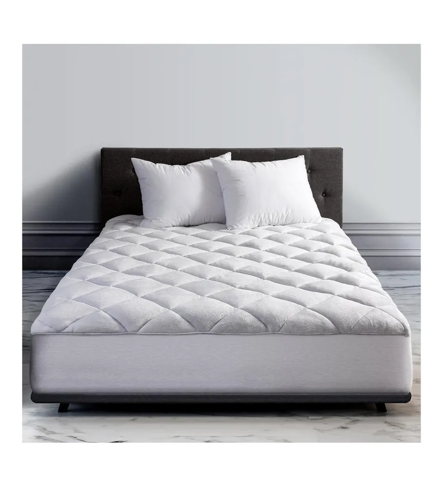 Ella Jayne Classic Quilted Mattress Protector - Full - White