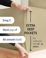 Piece Extra Deep Pocket Microfiber Sheet Set