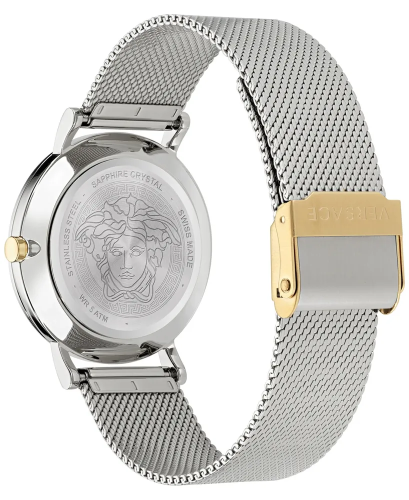 Versace Women's Swiss New Generation Stainless Steel Mesh Bracelet Watch 36mm