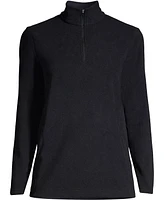 Lands' End Women's Tall Anyweather Fleece Quarter Zip Pullover