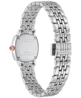 Salvatore Ferragamo Women's Swiss Silver-Tone Stainless Steel Bracelet Watch 23mm