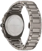 Salvatore Ferragamo Men's Edge Swiss Chronograph Ion-Plated Gunmetal Stainless Steel Bracelet Watch 43mm