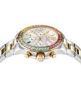 Philipp Plein Women's Chronograph Nobile Two-Tone Stainless Steel Bracelet Watch 38mm