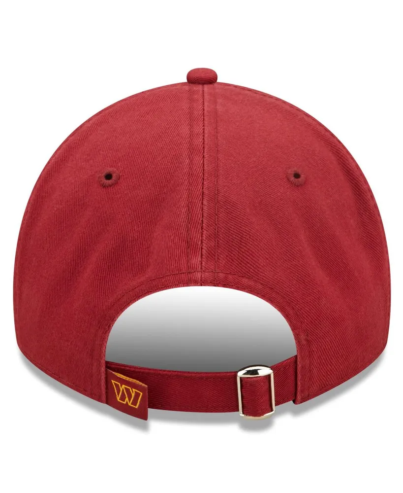 Big Boys and Girls New Era Burgundy Washington Commanders 2022 Sideline Adjustable 9TWENTY Hat