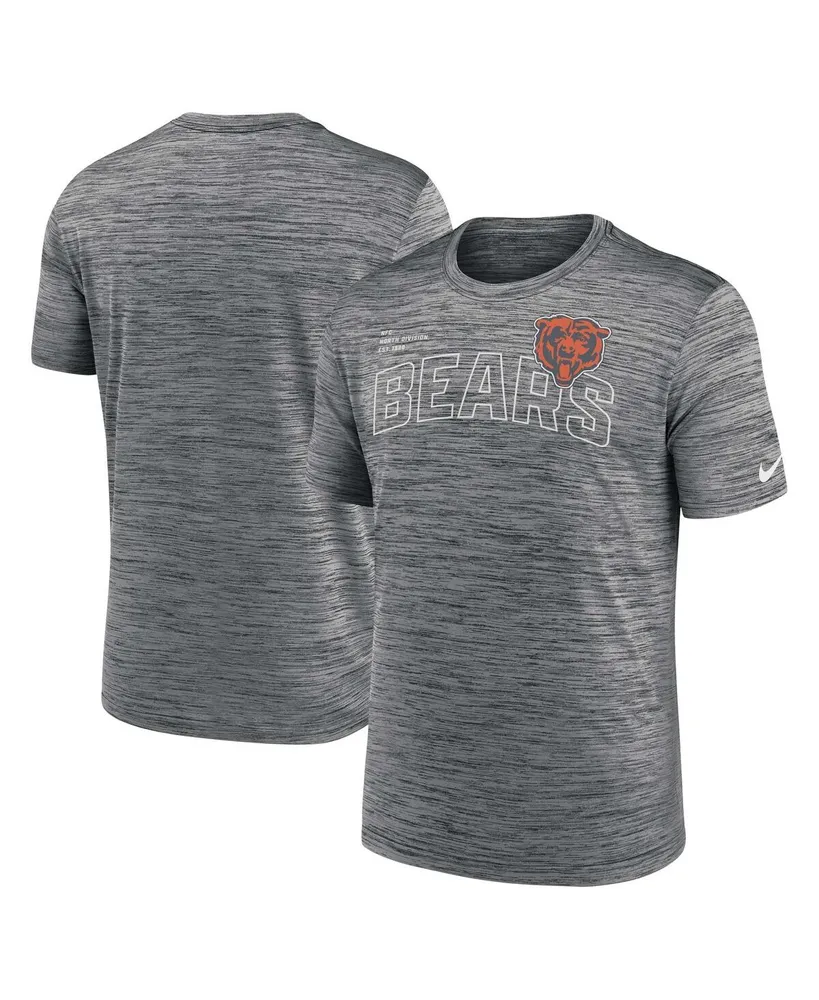 Men's Nike Anthracite Chicago Bears Big and Tall Velocity Performance T-shirt