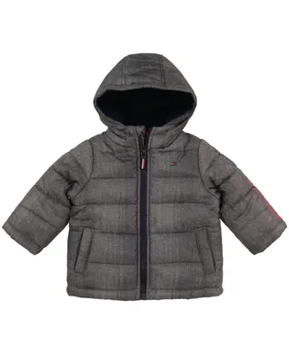 Tommy Hilfiger Baby Boys Sleeve Logo Puffer Jacket