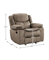 White Label Veloce 43" Glider Reclining Chair